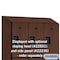 Salsbury Industries 3 Tier Designer Locker, 54"Wx76"Hx21"D, 9 Door, Mahogany 18-23361MAH - alternate 6